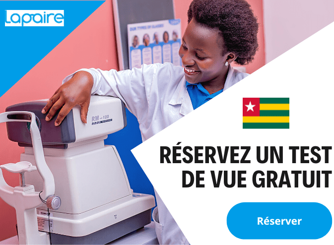 Réserver un test de vision au Togo